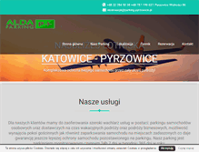 Tablet Screenshot of parking-pyrzowice.pl